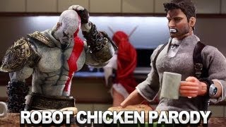 Food Fighters  Robot Chicken  Adult Swim [upl. by Enomyar482]