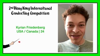 Meet the Candidates  Kyrian FRIEDENBERG [upl. by Rodolphe]