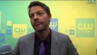 Misha Collins Interview quotCW Upfront 2014quot [upl. by Namaan]