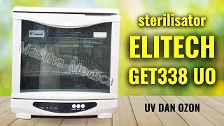 Sterilisator Kering Pintu 1 ELITECH GET338 UO UV dan Ozon untuk Instrument Kesehatan [upl. by Ahtenak344]