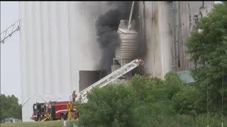 2 injured in grain elevator explosion in northeast Nebraska [upl. by Brazee]