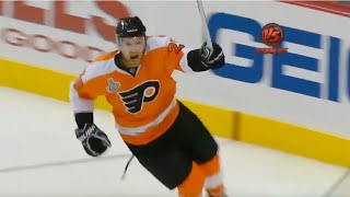 Claude Giroux OVERTIME Goal  Game 3 2010 Stanley Cup Final Blackhawks vs Flyers [upl. by Atterahs584]