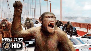 RISE OF THE PLANET OF THE APES CLIP COMPILATION 2011 Andy Serkis [upl. by Redla273]