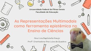 DEFESA DE MESTRADO  As Representações Multimodais como ferramenta epistêmica no Ensino de Ciências [upl. by Chessa]