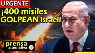 Israel es una coladera 400 misiles penetraron en las últimas horas [upl. by Goode]