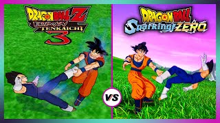 Dragon Ball Sparking Zero vs Budokai Tenkaichi 3  Combat Gameplay Comparison [upl. by Pilif]