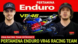 VR46 Team Introduces The PERTAMINA ENDURO VR46 RACING TEAM Starting MotoGP 2024  MOTOGP NEWS TODAY [upl. by Lac]