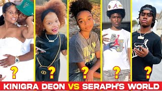 Kinigra Deon The KRown Family VS Seraphs World WTO Squad Members Real Name And Ages 2023 [upl. by Llewen]