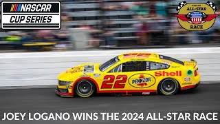 Joey Logano Wins The 2024 AllStar Race [upl. by Llehcal]