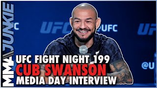 Cub Swanson inspired by Jose Aldo going into overdue Darren Elkins fight  UFCVegas45 [upl. by Lucey]