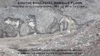 Lhotse Englacial Conduit Flood [upl. by Rimma624]