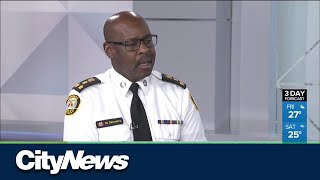 Chief Saunders discusses what police are doing to curb Torontos gun violence [upl. by Tatianna]