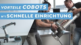 Einrichtung eines Cobot von Universal Robots  Vorteile von Cobots  CHROMOS Industrial [upl. by Rratsal]