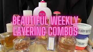 Layering Combos  Perfume Layering Combos I Wore This Week [upl. by Colner267]