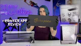 Stigma Wireless Tattoo Stencil Printer Unboxing and Initial Review [upl. by Adnala107]