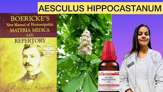 Aesculus hippocastanum homeopathic mother tincture in Hindi [upl. by Suiradal511]