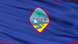 Guam Flag Waving  Chamorro Flag Waving  Guam Flag Screen [upl. by Niwre]