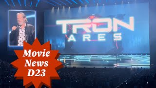 Tron Ares Movie News Jeff Bridges Jared Leto Evan Peters Reveal Plot amp Composer at Disney’s D23 [upl. by Ayiram]