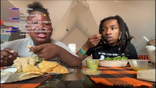 ASMR CHIPOTLE 🌯 MUKBANG WITH THE BAJA BLAST VIRAL TIKTOK CLIP [upl. by Giulio]