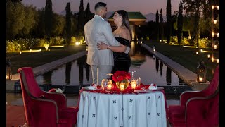 Demande en mariage Marrakech romantique  Romantic Proposal in Marrakech by Shesaidyes Event Planner [upl. by Rotce]