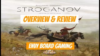 Stroganov Board Game Overview amp Review [upl. by Einnal]