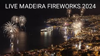 LIVE MADEIRA FIREWORKS 2024 [upl. by Pacian42]