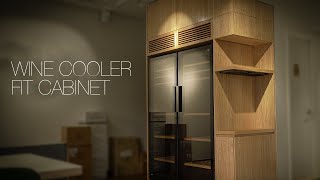 W128Wine cooler fit cabinet [upl. by Buchbinder]