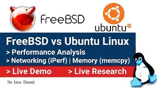 0x176 FreeBSD vs Ubuntu Linux Performance Analysis  Networking iPerf  Memory memcpy [upl. by Lynnette]