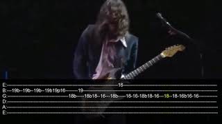 John Frusciante  Wet Sand Solo Fuji Rock 2006 ● TABS [upl. by Burrton]