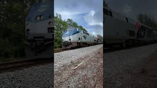 Amtrak Silver Star Northbound Through Palm Beach County Traveling At 79MPH November 6 2024 [upl. by Erodisi6]