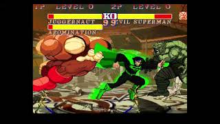 BEST MUGEN FIGHTS JUGGERNAUT AND ABOMINATION vs EVIL SUPERMAN [upl. by Perice50]