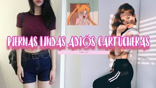 Piernas lindas adiós cartucheras  rutina de ejercicios resultados increíbles 🌸🦄 [upl. by Boor]