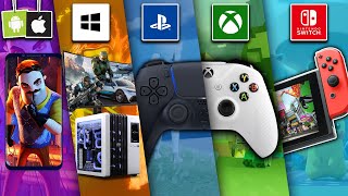 Top 25 CrossPlatform Multiplayer Games For Mobile PC PS4PS5 Xbox Switch Play with Friends [upl. by Evvie801]