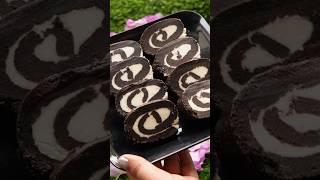 Oreo rolls oreo shorts viral trending youtubeshorts cake chocolate recipe cadbury ytshorts [upl. by Arri]