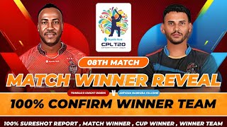 CPL 2024  08th Match  Antigua And Barbuda Falcons vs Trinbago Knight Riders  Full Match Report [upl. by Molly]