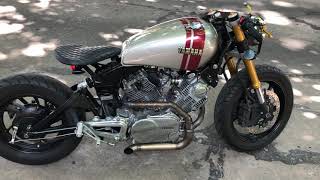 Yamaha XV750 Virago 1981 Cafe Racer [upl. by Pattin]