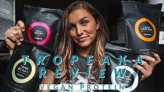 Tropeaka Review Not Sponsored Unboxing amp Taste Test Protein amp Supplements [upl. by Felita550]