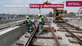 Avanzamos con la renivelación de la cabecera sur de la terminal Pantitlán de la L9 del Metro [upl. by Ambler]