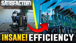 How to build an EFFICIENT Satisfactory Coal Generator Setup Satisfactory Update 7 [upl. by Dominy314]