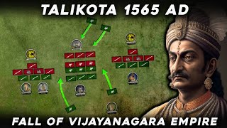 Battle Of Talikota 1565 Ad  Deccan Sultanates  Vijayanagara Empire [upl. by Retxab]