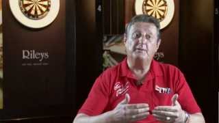 Eric Bristow and Darts Practice Rings [upl. by Bourgeois]