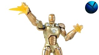 SciFi Revoltech 052  Iron Man Mark XXI 21 Midas review [upl. by Allenrac]