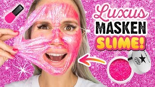 TEUERSTER SLIME aus Gesichtsmasken 120 Euro für SCHLEIM Slime selber machen ohne Kleber Deutsch [upl. by Etnauq339]