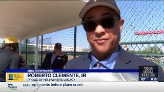 WWSBTV SPORTS ANCHOR JAMES HILL ABC7 MLB ROBERTO CLEMENTE WAY PITTSBURGH PIRATES NEWS 6 PM 22124 [upl. by Sivia]