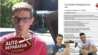 Kundendienst  Inspektion an deinem Fahrzeug ganz einfach selber machen Tutorial [upl. by Adnalahs]