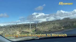 Driving from Rivington Pike to Horwich Bolton [upl. by Charissa]