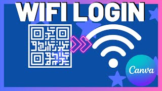 Wifi Login mit QRCode erstellen mit Canva 📶✨ [upl. by Happ]