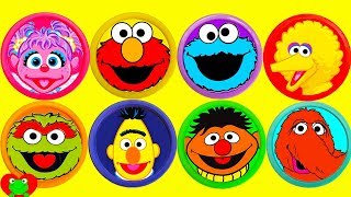 Best Kids Learning Video Sesame Street Play Doh Surprises [upl. by Moreen]