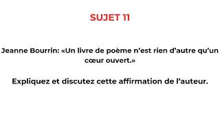 11Sujets INCONTOURNABLES pour Réussir la Dissertation Littéraire [upl. by Greenebaum]