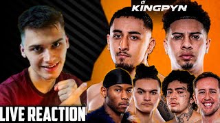 KINGPYN Boxing LIVE REACTION Gib vs McBroom 2 Kenny Jarvis Nate Nunes and more [upl. by Peppy]